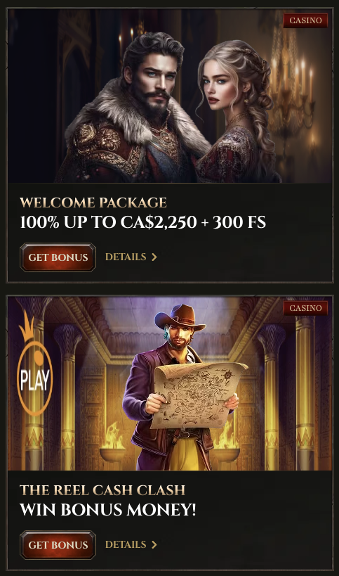 Kyngs bonuses and promotions